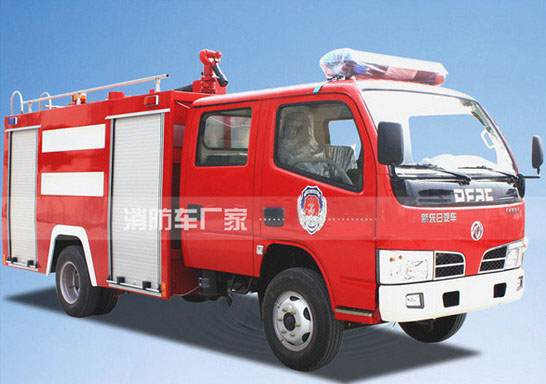 3噸東風福瑞卡水罐消防車圖片 3噸東風福瑞卡水罐消防車圖片