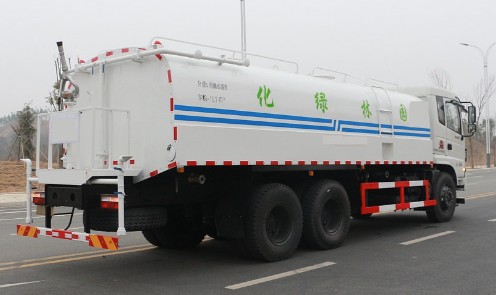 工程灑水車圖片_工程灑水車視頻大全_東風御龍后雙橋20噸工程灑水車3