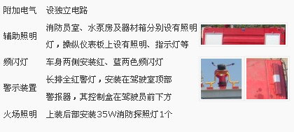 重汽豪沃T5G干粉泡沫聯(lián)用消防車電氣設備 重汽豪沃T5G干粉泡沫聯(lián)用消防車電氣設備