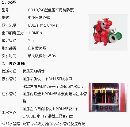重汽豪沃T5G干粉泡沫聯(lián)用消防車水系統(tǒng) 重汽豪沃T5G干粉泡沫聯(lián)用消防車水系統(tǒng)